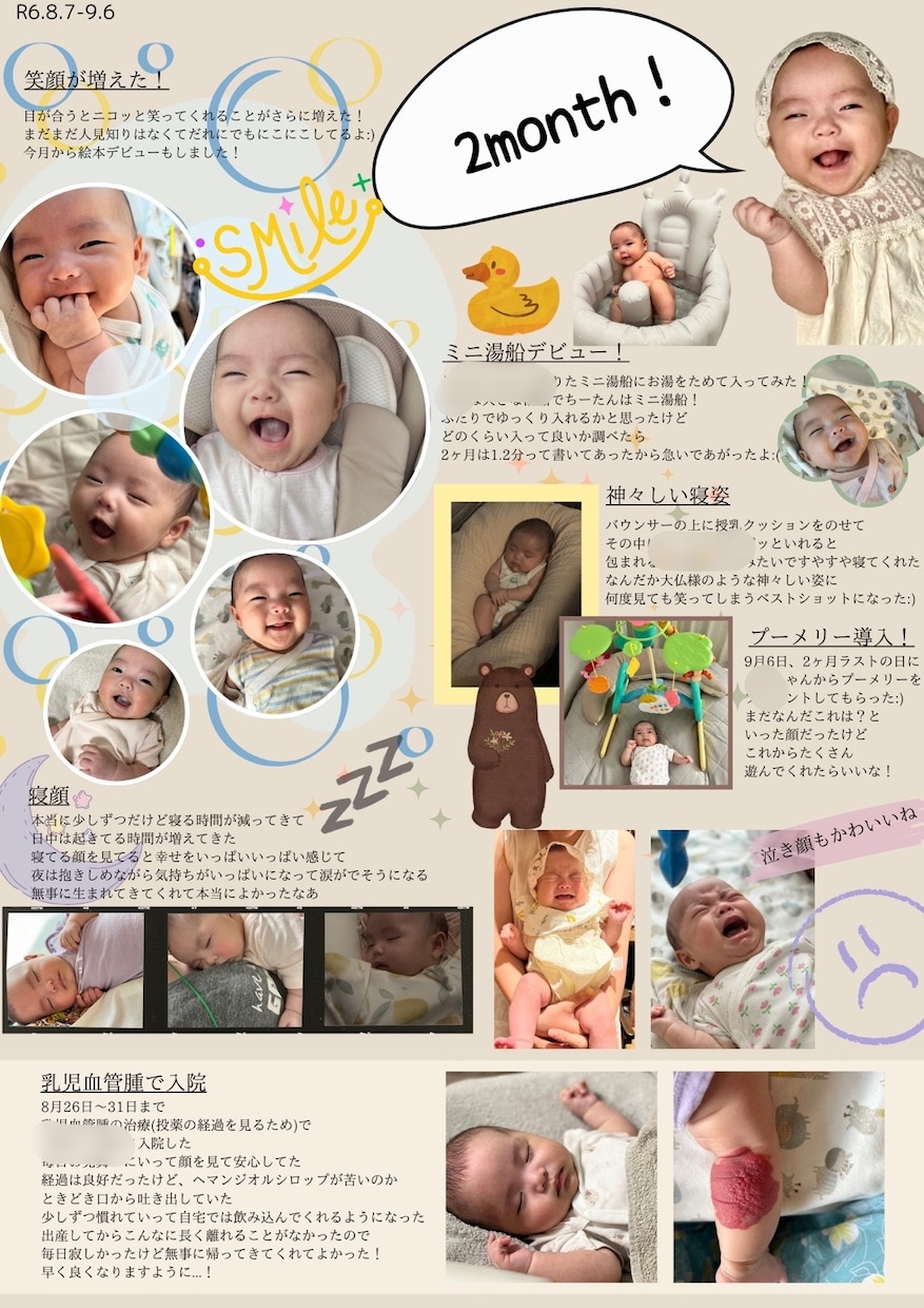お子さまの成長を雑誌風にまとめます 忘れたくない思い出を雑誌風におまとめいたします。 イメージ3