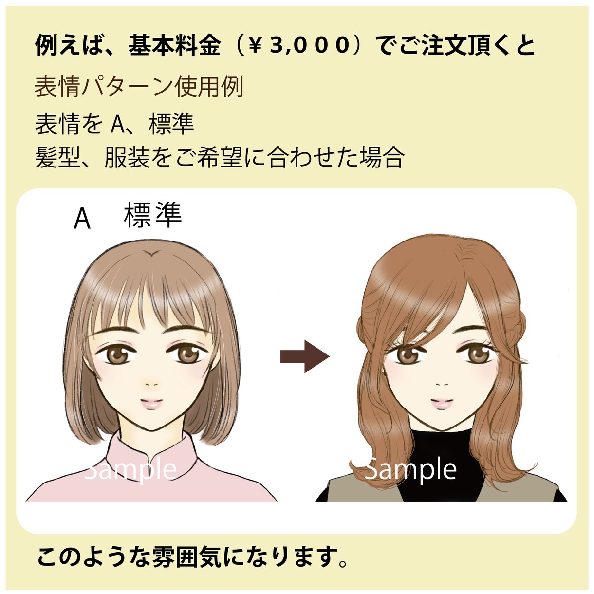 ゆるふわな線画のアイコン用イラストをお描きします SNSやブログのプロフィールに使用できるアイコンお描きします イメージ4