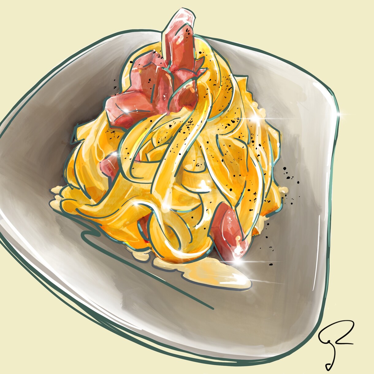 メニューイラスト、料理イラスト描きます 大手飲食店様御用達！イチオシ料理を写真以上に魅力的に描きます イメージ4