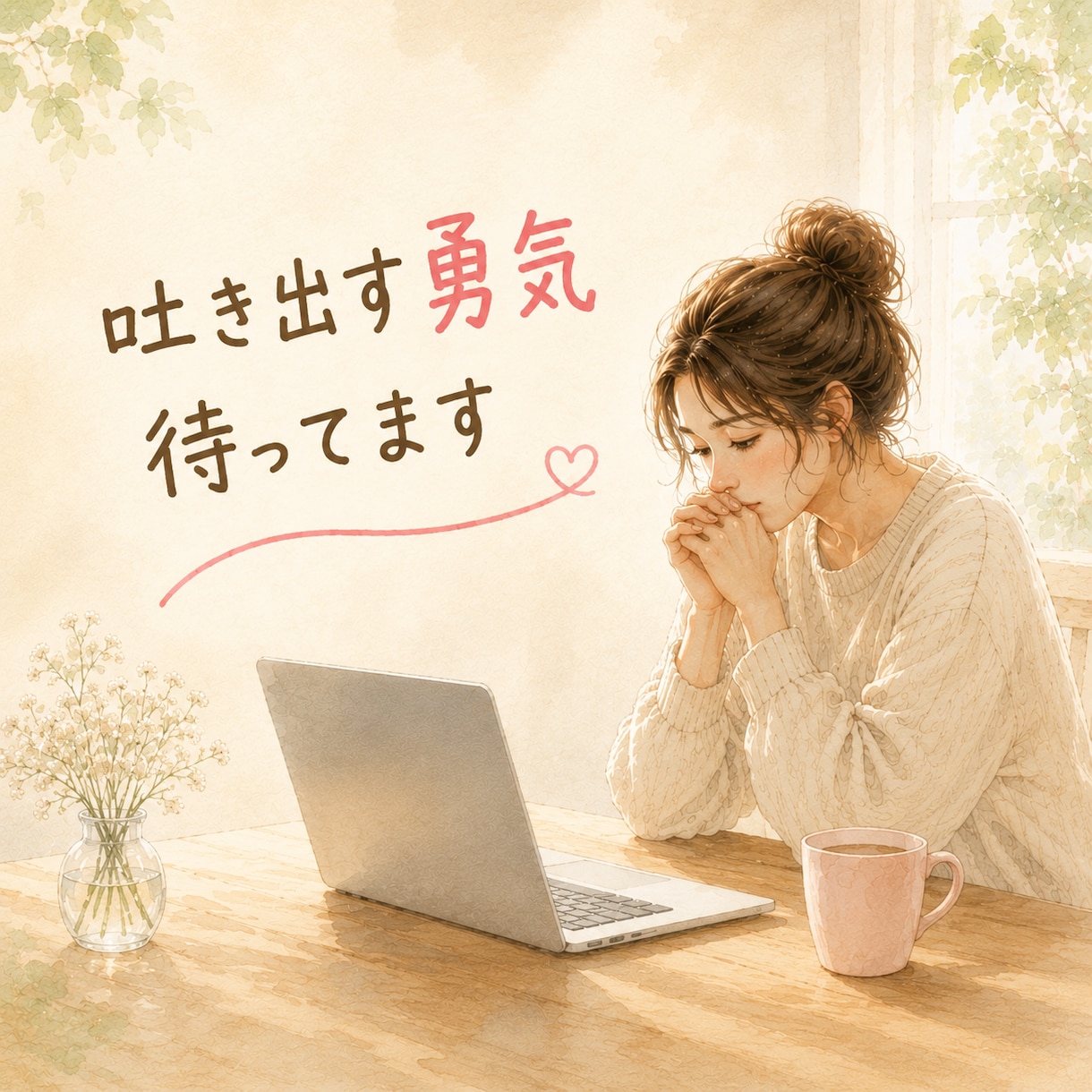 チャットでなんでも相談。あなたの心を癒します 「どうしたらいいの」を一緒に探します イメージ4