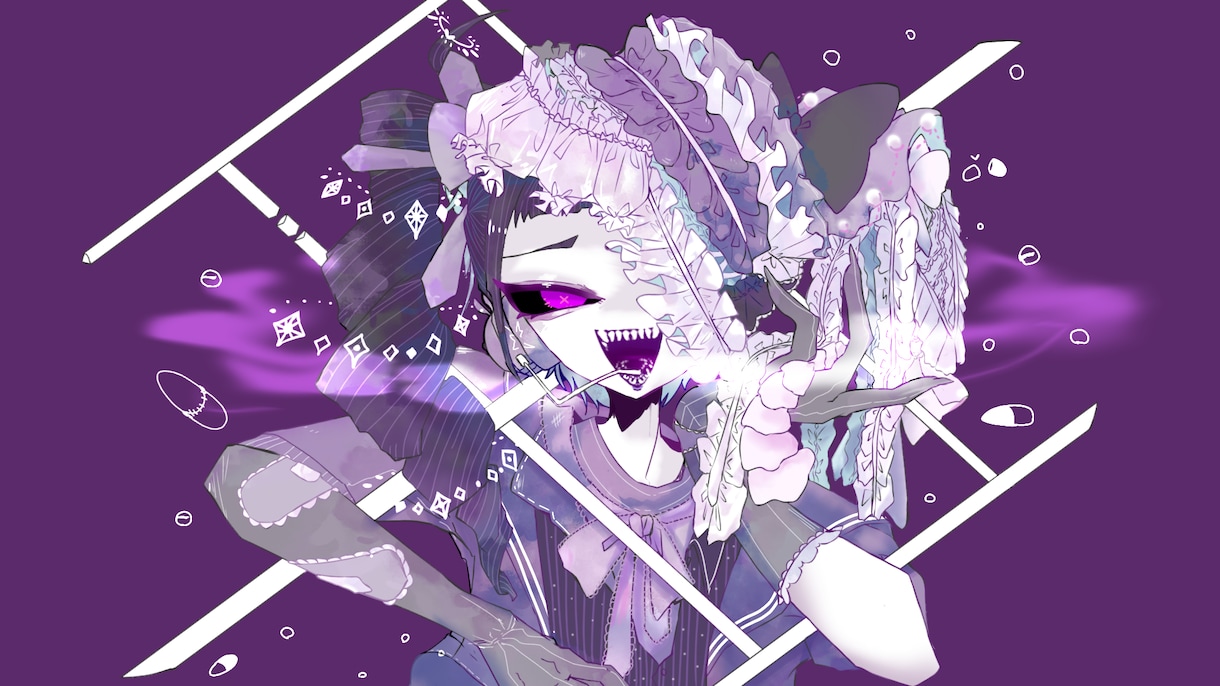 ゴスロリ♡ロリータアイコンかきます フリルでゴテゴテ可愛いをお届けします！ イメージ2