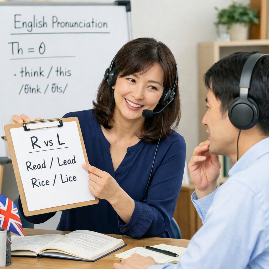 英語の発音矯正します レポート・プレゼン前に｜日本語なまり英語を自然に直します イメージ1