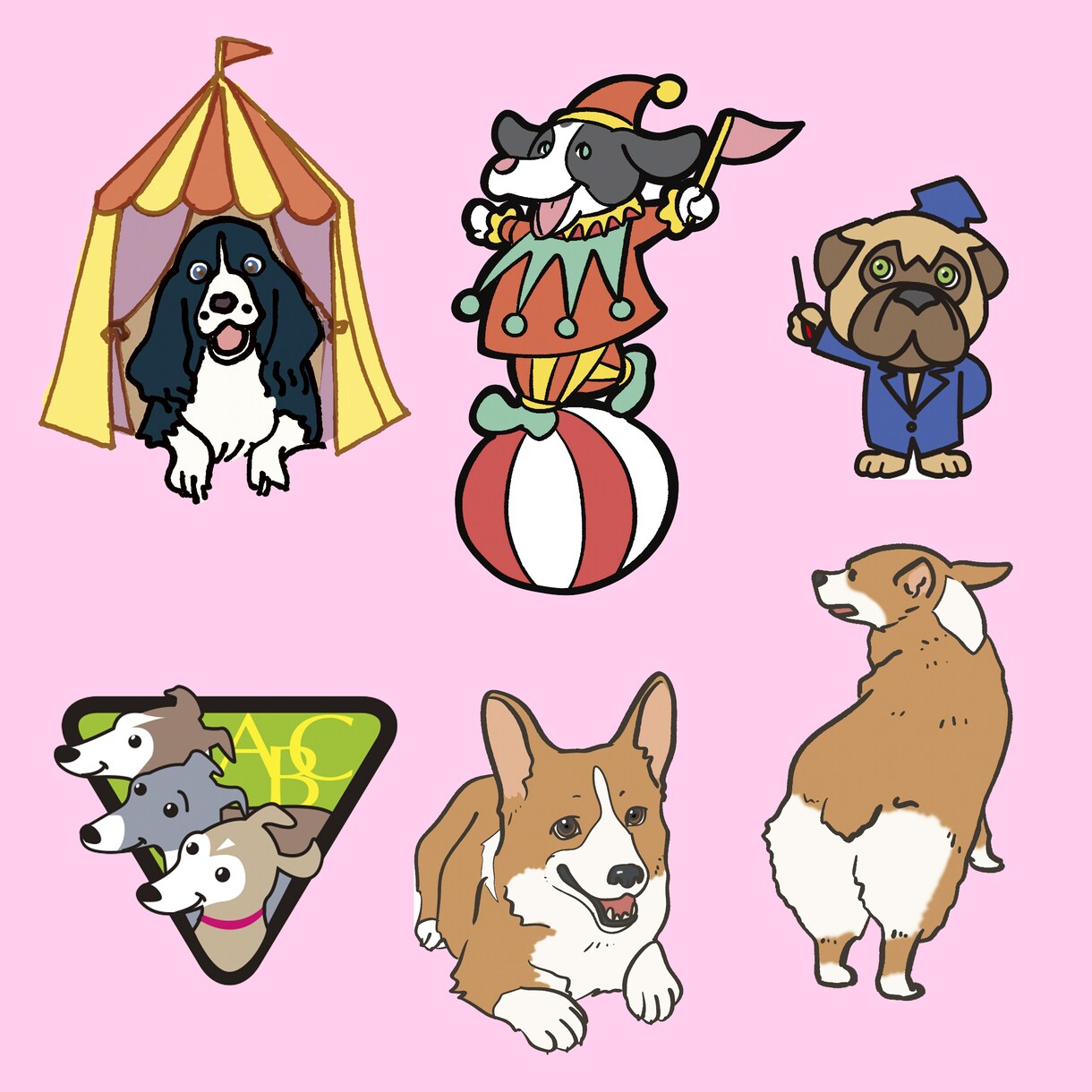ペットをイラストでデフォルメチェンジします ちょっとクスッとなるような可愛いイラストに仕上げます イメージ3