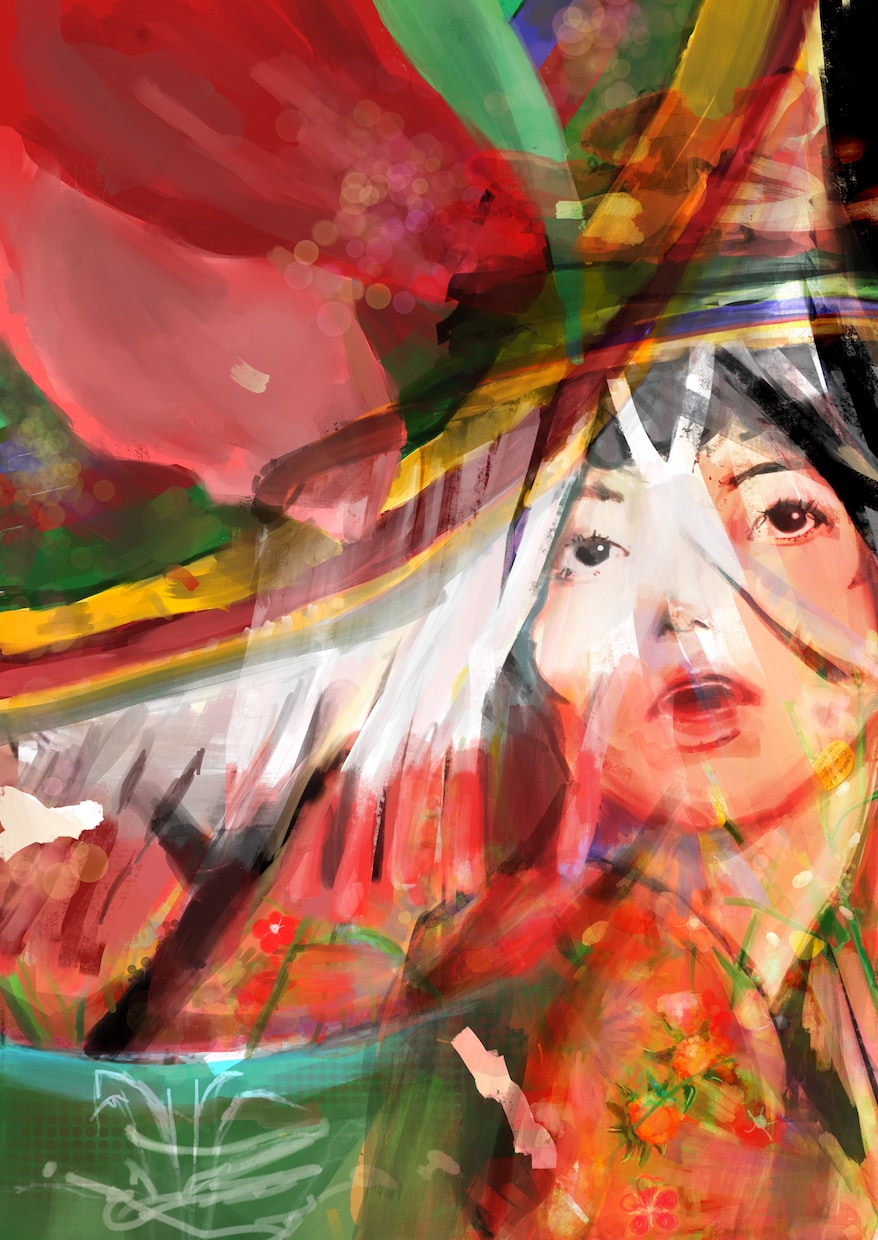 あなたの依頼を唯一無二で描きます 独特な世界観の絵を油絵風に描きます。 イメージ1
