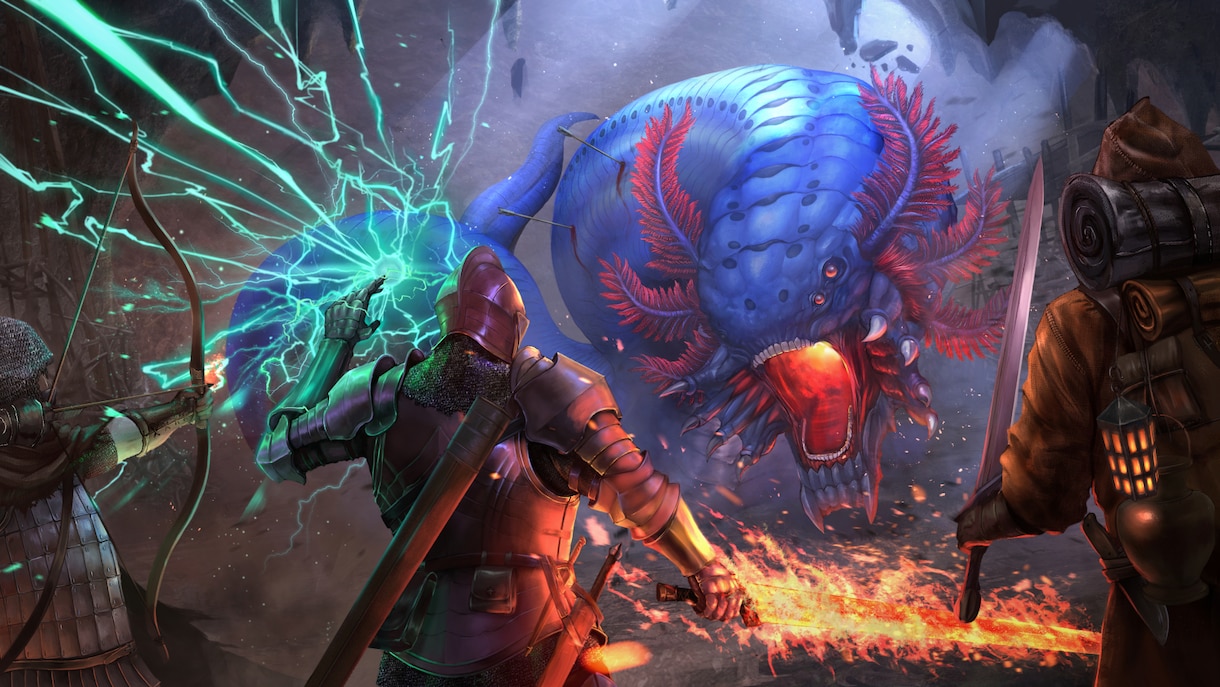 クリーチャー、モンスターイラストを制作します リアルタッチのフルカラークリーチャー、モンスターイラスト イメージ2