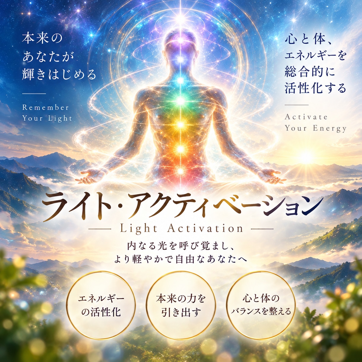 あなたのエネルギーを活性化します 今の状態を読み取り必要な箇所へ働きかけます イメージ1