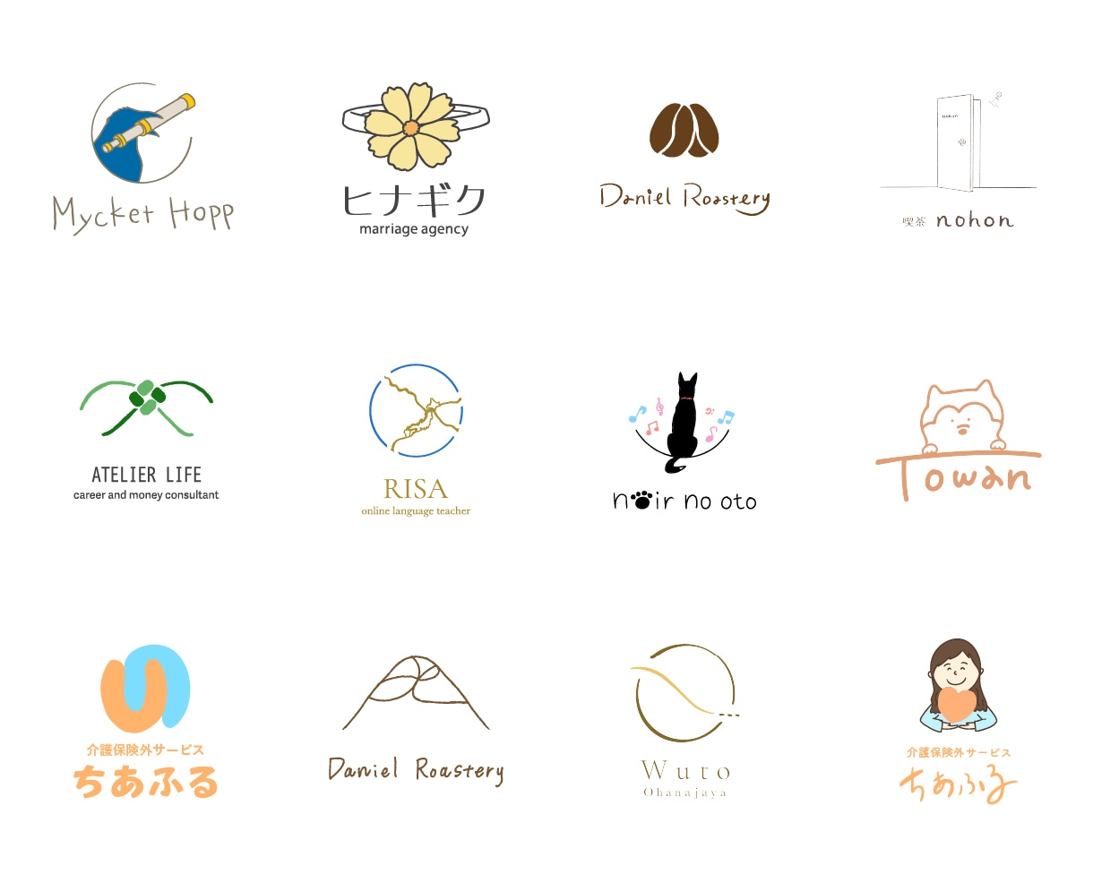 ライトプラン/コンセプトから手描きロゴを制作します 必要な要素を絞り込み、お手軽価格で手描きロゴをご提供します。 イメージ2