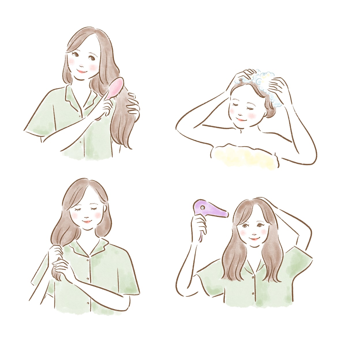 オシャレで可愛いカットイラストお描きします Webや書籍など挿絵にもピッタリ イメージ4