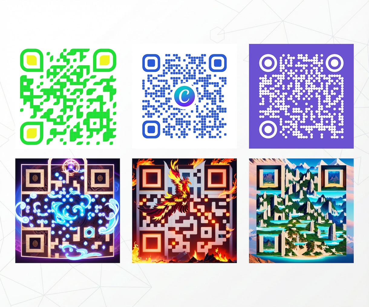 印刷OK！ロゴ入り＆お洒落なQRコード作成します 名刺やチラシに映える！読取確認済＆修正無料で安心納品 イメージ6