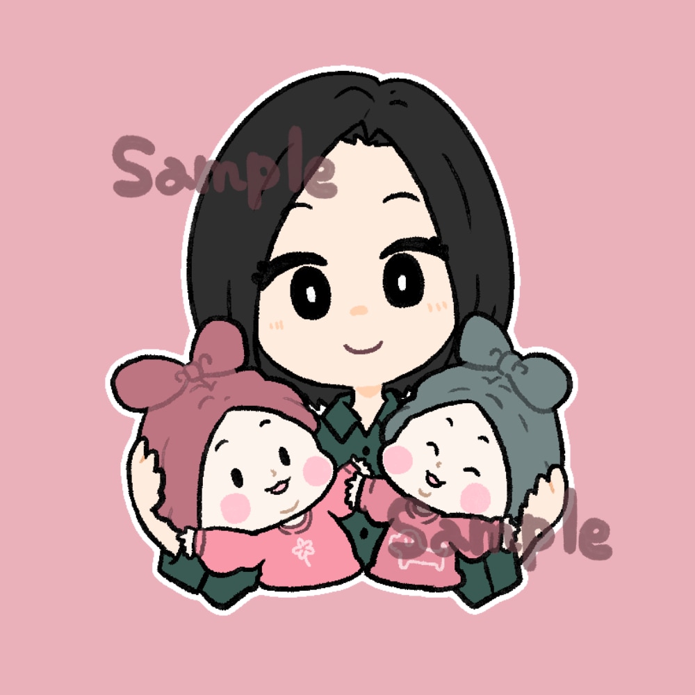 表情差分3枚セットで500円◎アイコンお描きします 商用ok!かわいいイラストでブログやSNSにオススメです♪ イメージ10