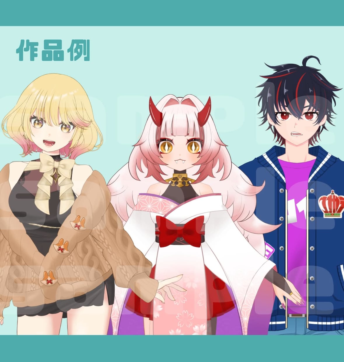 Live2Dデザインからモデリングまで承ります 修行お試し価格（10月受注分まで） イメージ3