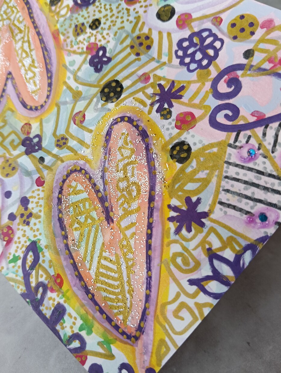 世界に一つ♡スクレツィアート画®を描きます 素粒子と波動を色彩で表現する幻想アート イメージ8
