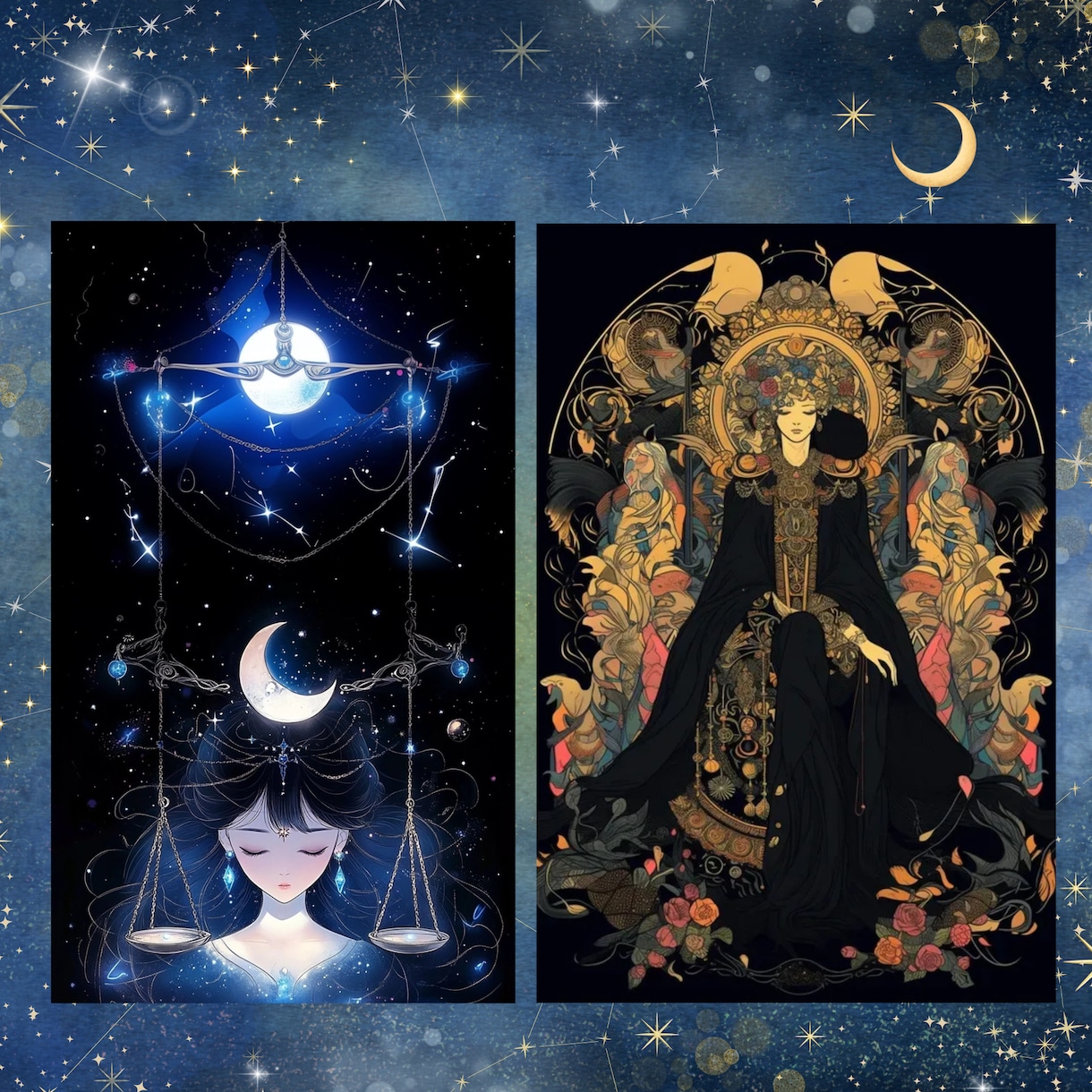 占い・スピ系！おしゃれな星座占いのイラスト描きます SNS発信★12星座、四柱推命、スピリチュアル、血液型など イメージ10