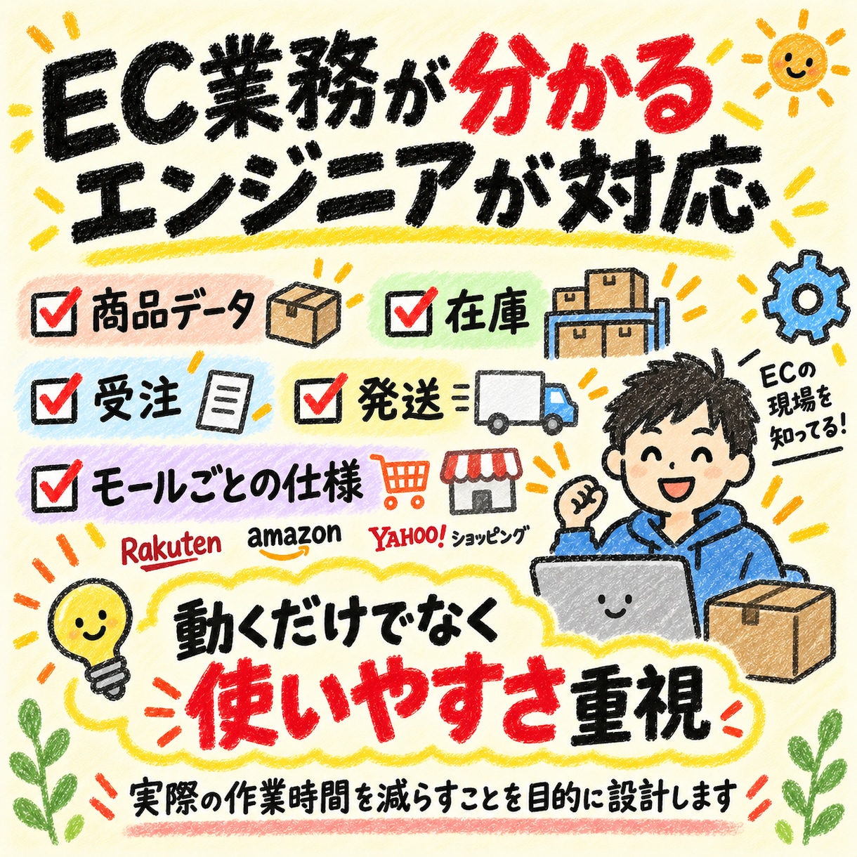 EC業務の自動化ツールを作ります 毎日の繰り返し作業・CSV加工・商品管理を効率化 イメージ8