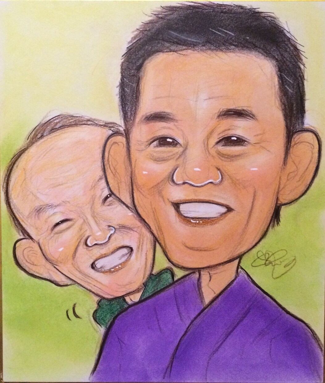似顔絵描きます 還暦、誕生日、結婚のプレゼントなどに イメージ1