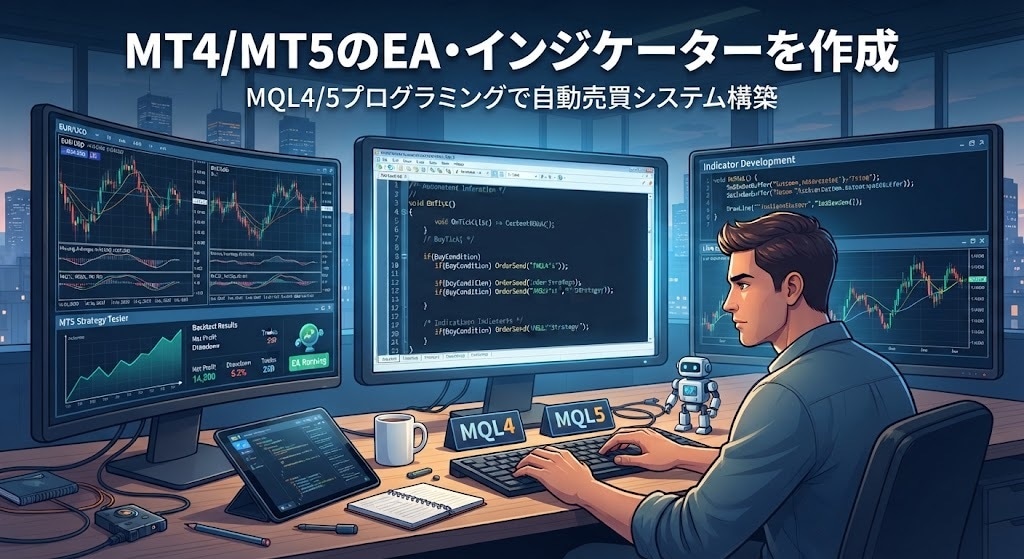 MT4→MT5移植・EAのバグ修正を承ります 「動かない」「エラーが出る」を解決／小さな修正も歓迎 イメージ1