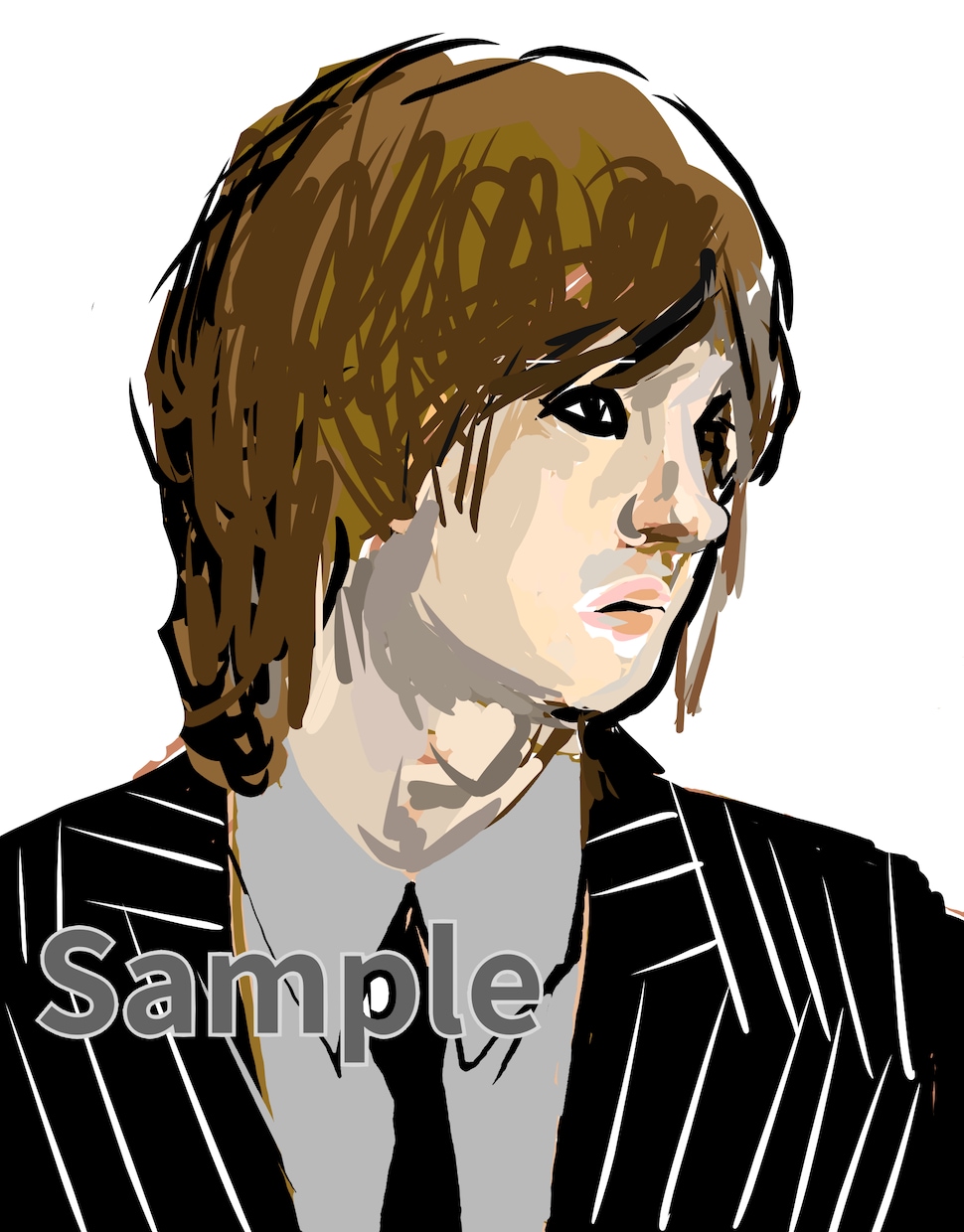 まるで肖像画。厚塗り似顔絵作成します アイコンやプレゼントに！リアルに美しく描きます。 イメージ4