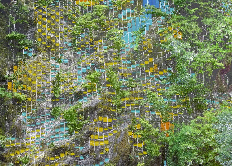 地形データを作成いたします 三角網、オルソ画像、縦横断面作成、等高線地図 イメージ4