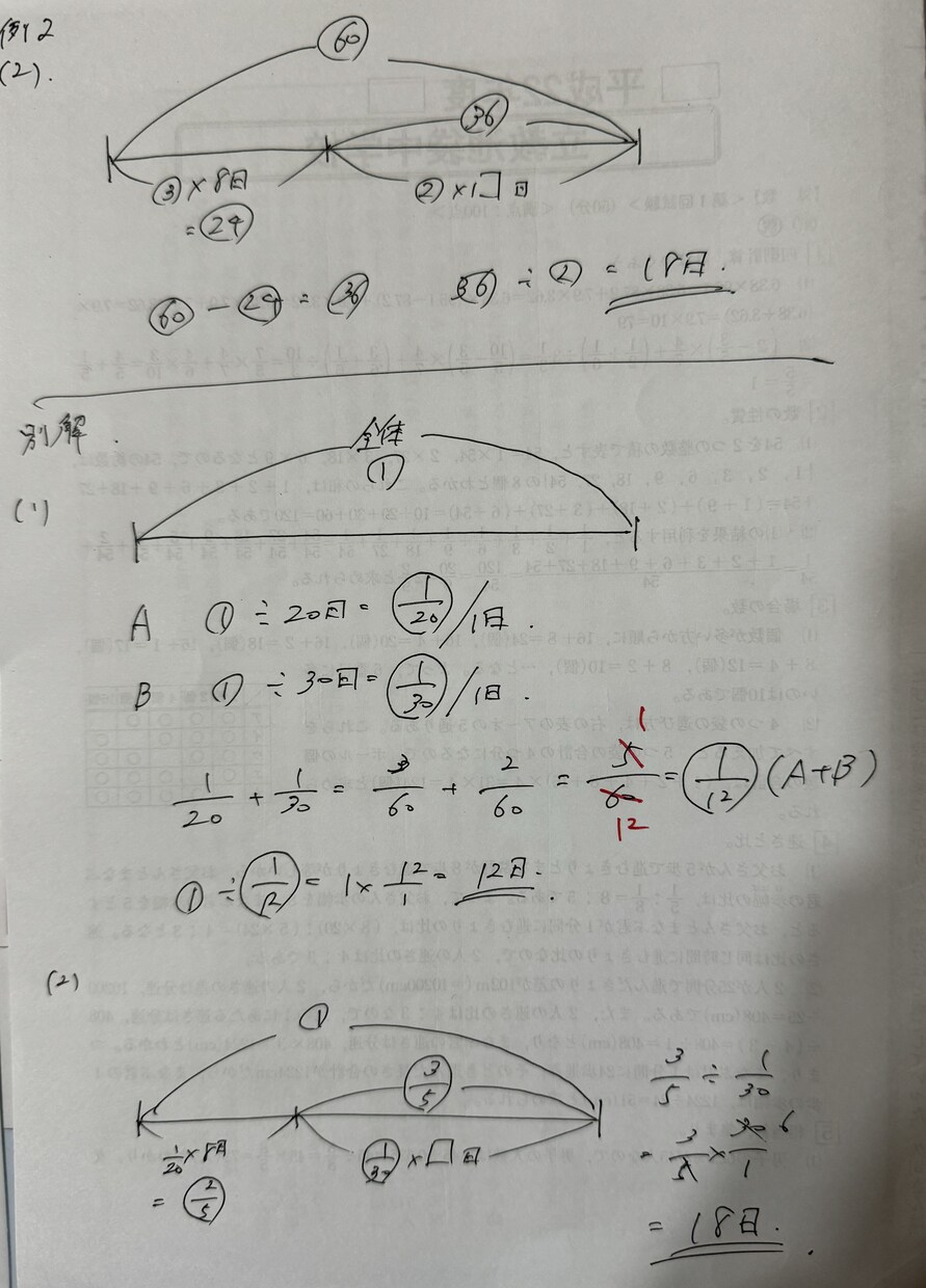家庭教師36年のベテランが中学受験の算数を教えます 解くツボや図の書き方からしっかり教えます イメージ10