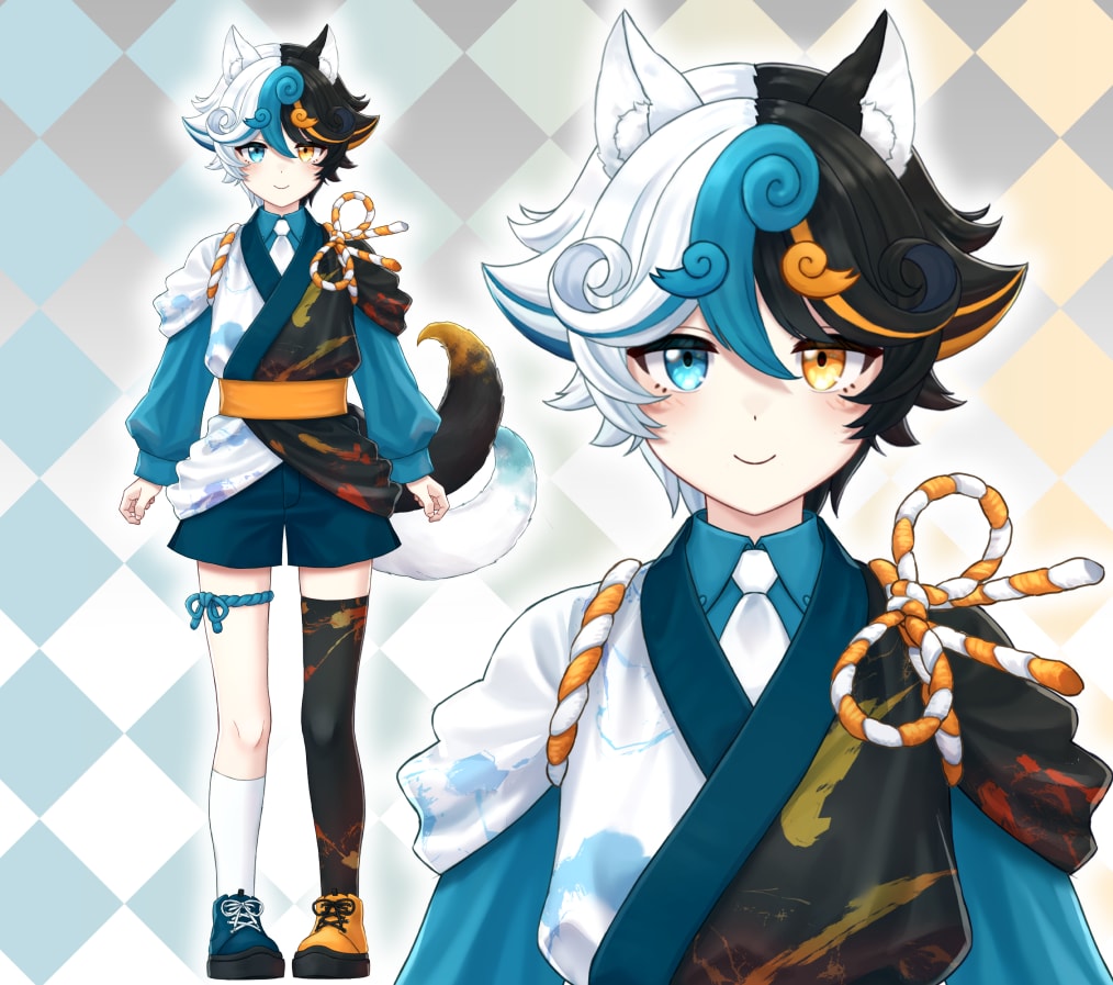 Vtuber、配信者向けキャラデザ制作します Vtuber、IRIAMなどキャラデザイラストを制作！ イメージ4