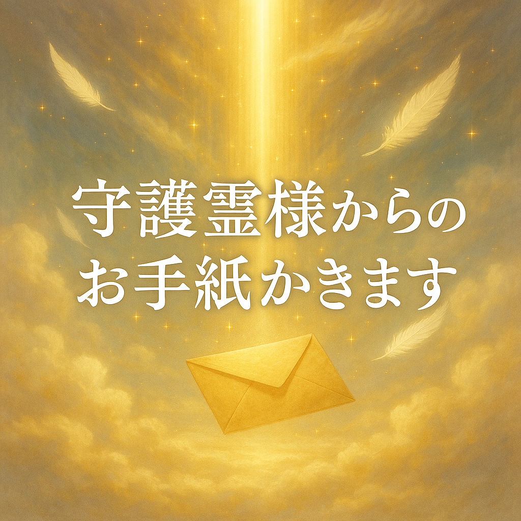 あなたの守護霊様からのお手紙書きます 守護霊様からあなた様への大切な想い受け取ってください。 イメージ1