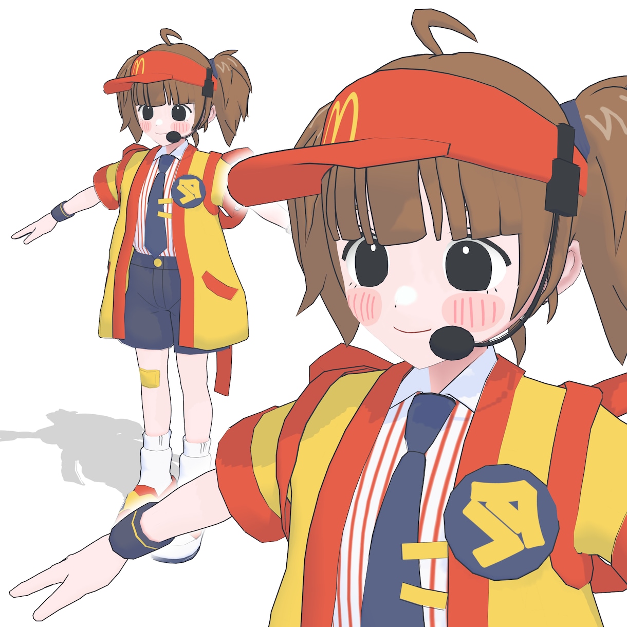 フルスクラッチ3Dキャラクターを制作します Vtuber等で使用できる3Dキャラクター制作 イメージ5
