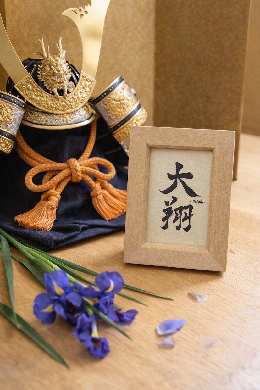 どんなお飾りにも合う名前札を作成します 命名書道家が手がける「おとなり名前札」初節句にもおすすめ イメージ1