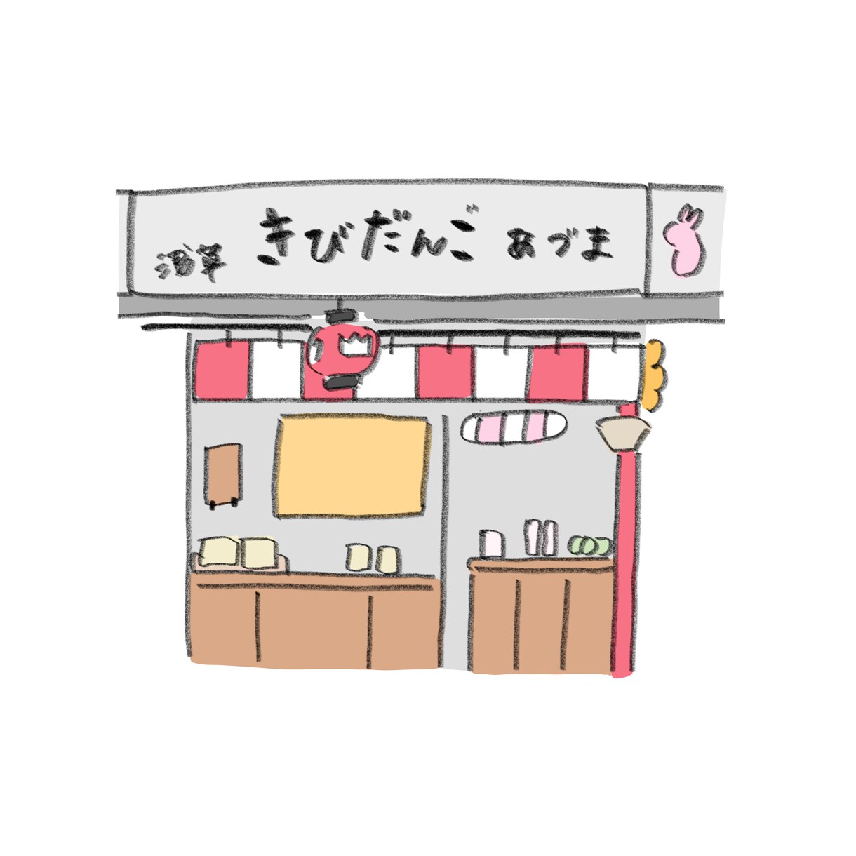 手書きでシンプルな建物や建造物の絵を描きます パンフレットやチラシにぜひご活用ください！ イメージ7