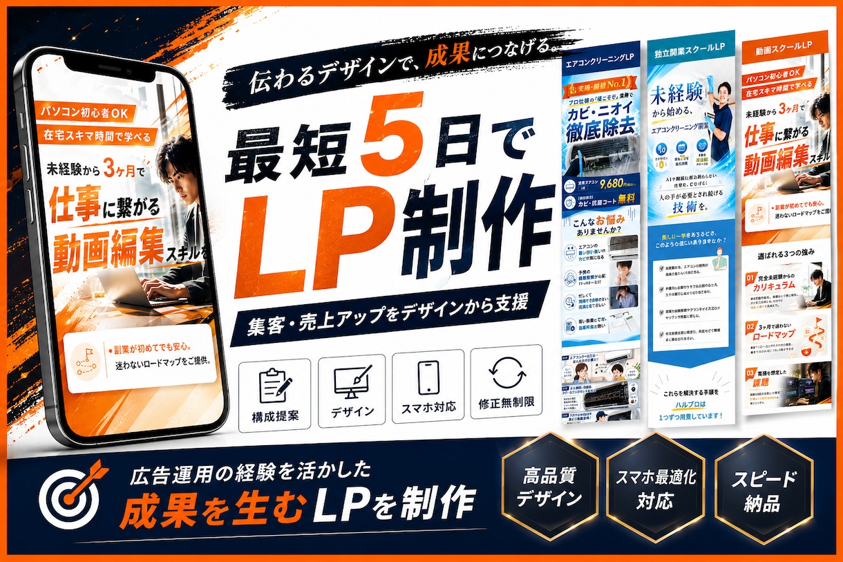 最短5日、STUDIOでLP作ります STUDIOだから叶う、最短1週間の高品質LP イメージ1