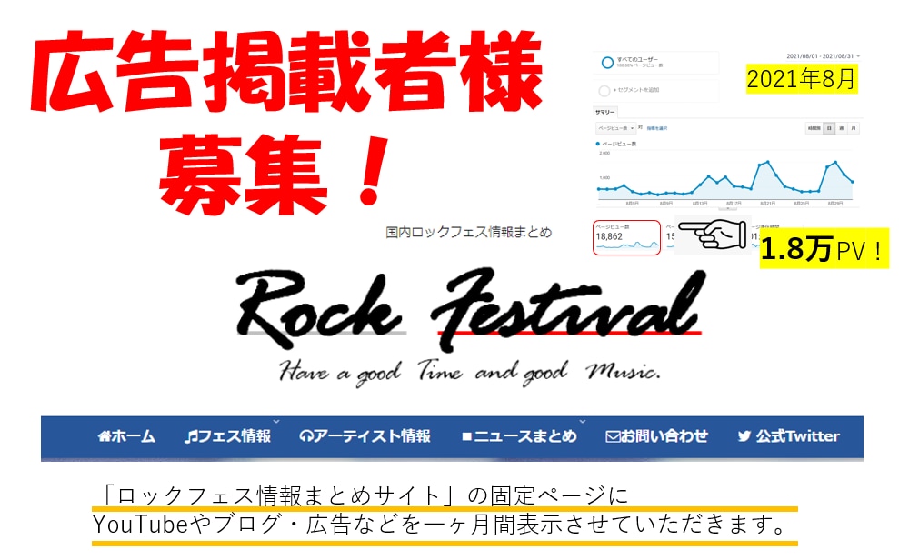 新規募集！急成長中のサイトに広告を掲載します アクセスアップに最適！集客力を飛躍的に向上させます！ イメージ1