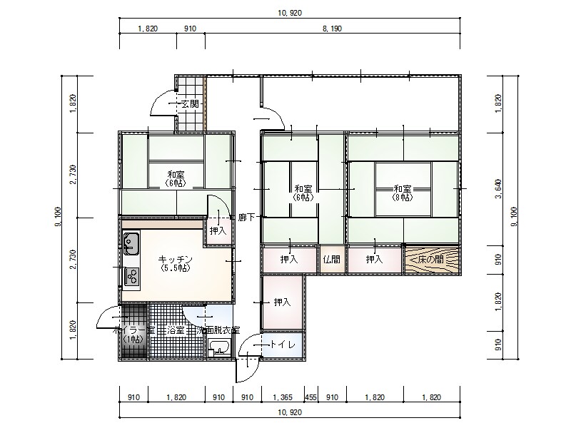 建築図面作成します 使用ソフトは、アーキトレンドVer4です。 イメージ3