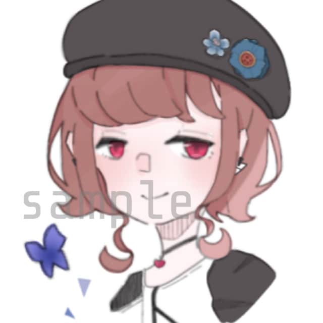 アイコンのイラスト描きます 正方形サイズのアバ絵等制作します。お気軽にご相談ください！ イメージ4