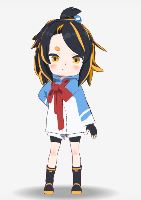 VTuber、VRchat向け3Dモデル制作します 着せ替えも可能なオリジナルの3Dモデルを制作します イメージ7