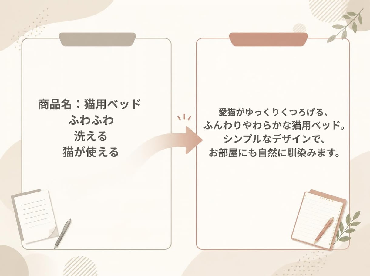 商品説明文を作成します ネットショップの魅力を伝える文章を丁寧に作成 イメージ3