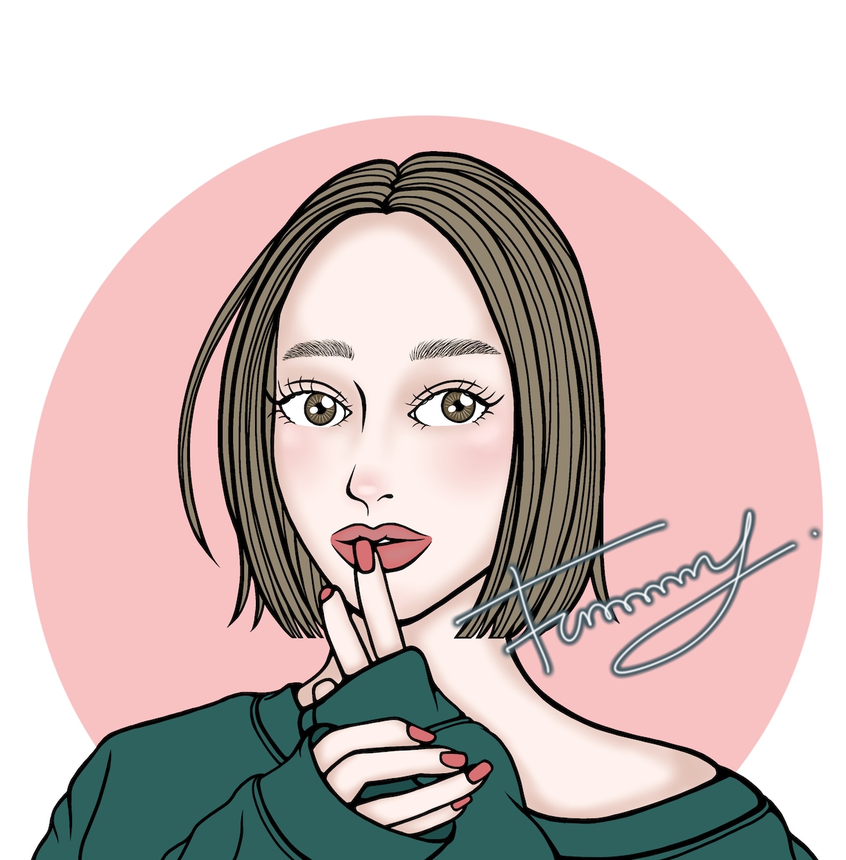 SNSやビジネスに！オシャレなアイコンお描きします 印象に残るポップで素敵なアイコンを迅速・丁寧にお作りします！ イメージ2