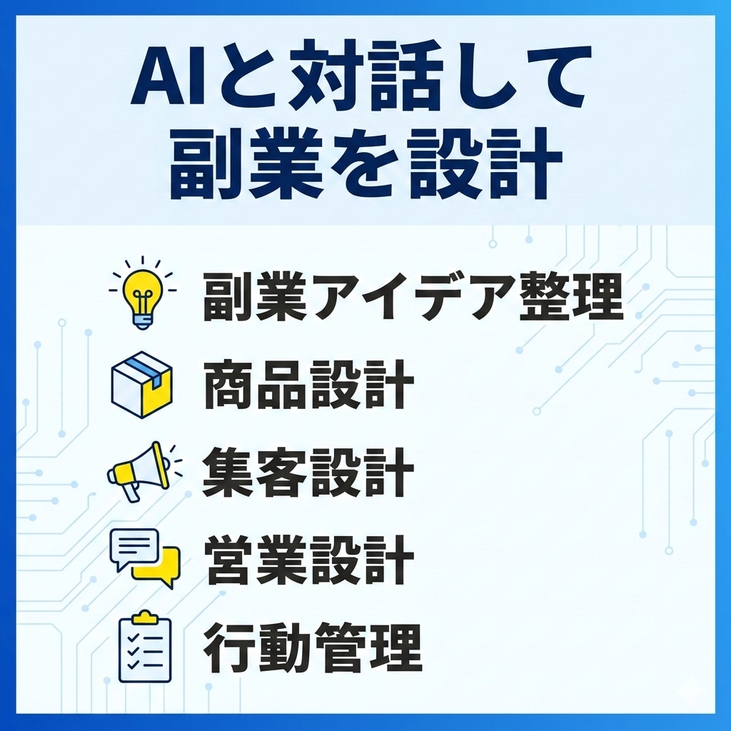 AI副業ロードマップ作成アプリを共有します 副業の「何から始める？」をAIが整理します イメージ2