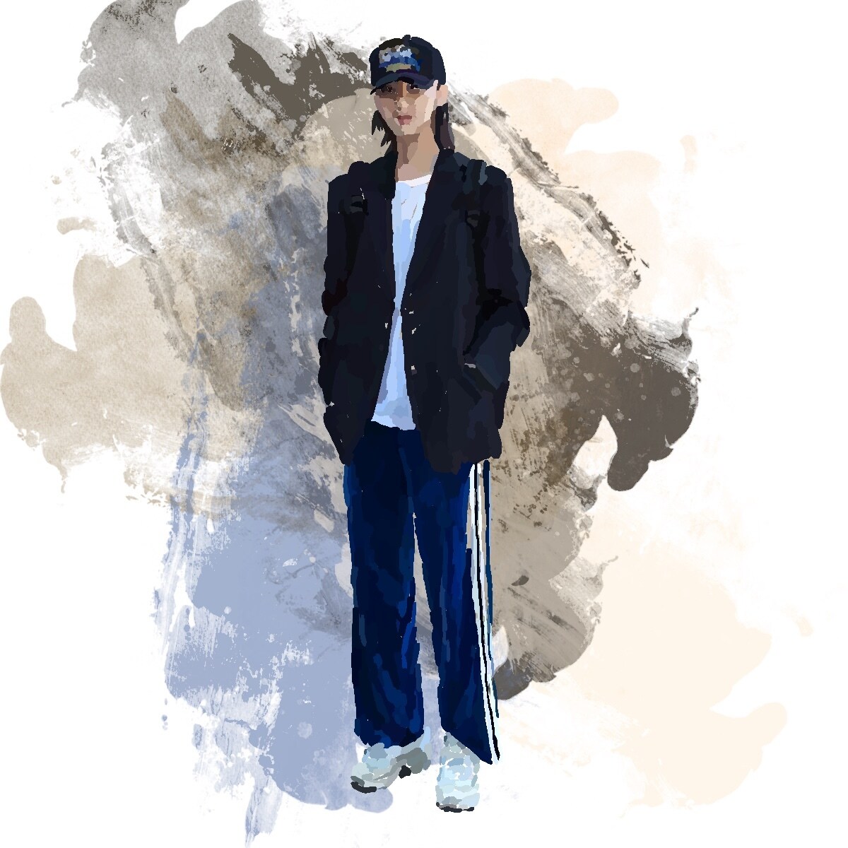 SNS等にも使えるファッションイラスト描きます 商用OK!お気に入りの写真をおしゃれに残しませんか？ イメージ8