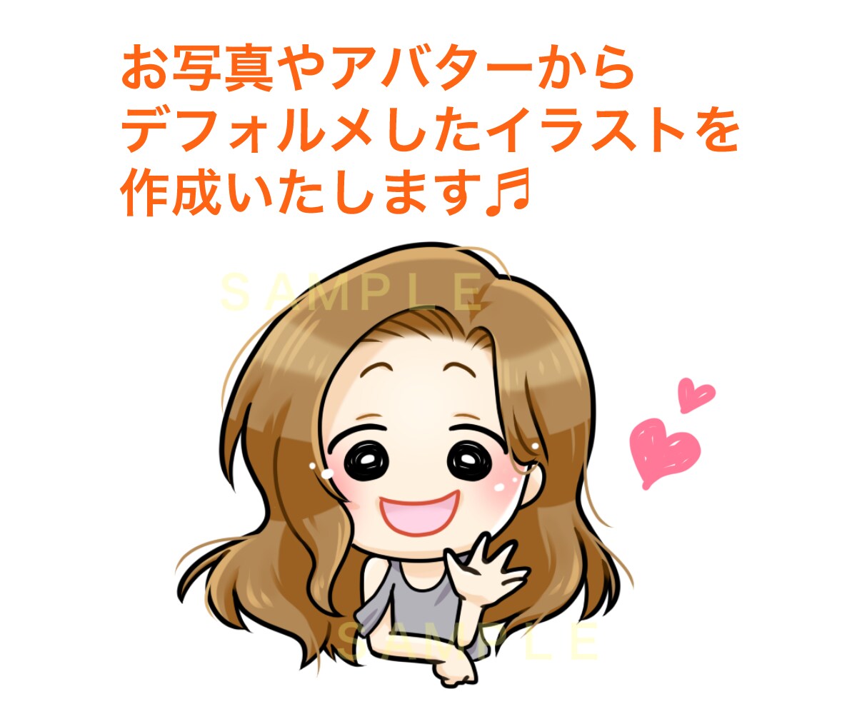 アイコンや動画に使えるはっきりしたイラスト描きます SNSに！名刺に！動画に！いろいろ使えるデフォルメイラスト◎ イメージ6