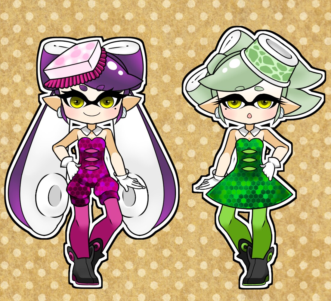 デフォルメ・ミニの全身キャライラストなど作成します スレンダーは鉄板♪ぽっちゃりも魅力がある！どんな体型にも対応 イメージ10