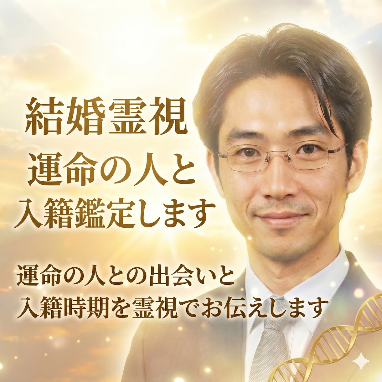 結婚霊視☆運命の人と入籍時期を鑑定します 運命の人との出会いと入籍時期を霊視でお伝えします イメージ1