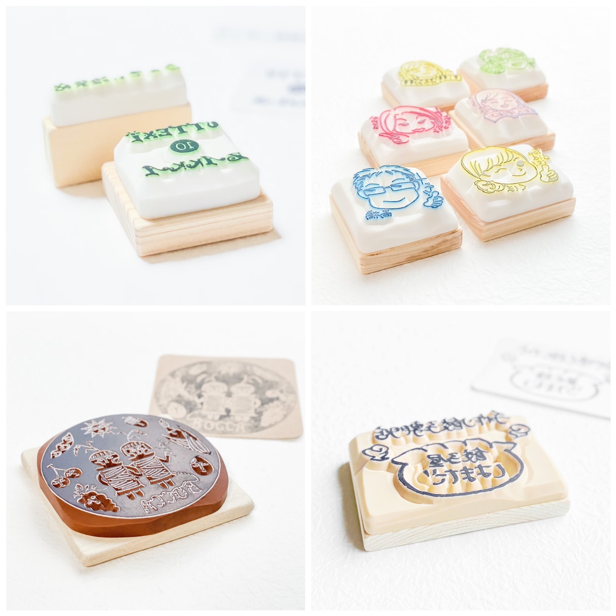 オリジナルの消しゴムはんこをお作りいたします 繊細で彫りあとまで美しい判子 〜記念品、贈り物にも〜 イメージ7