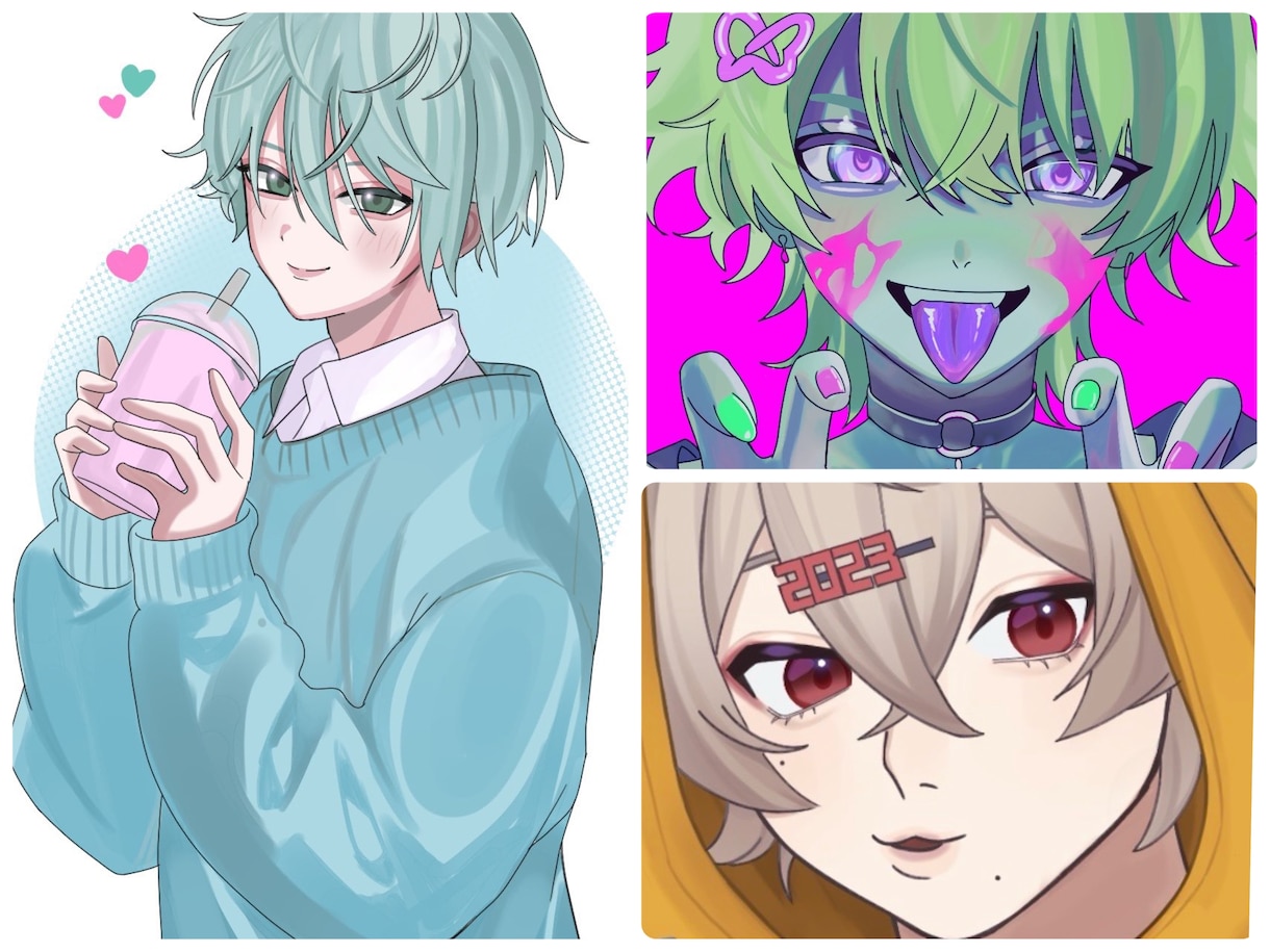 様々な用途に使えるイラストをお描きます いろいろなジャンルを最大限頑張って描いていきます イメージ3
