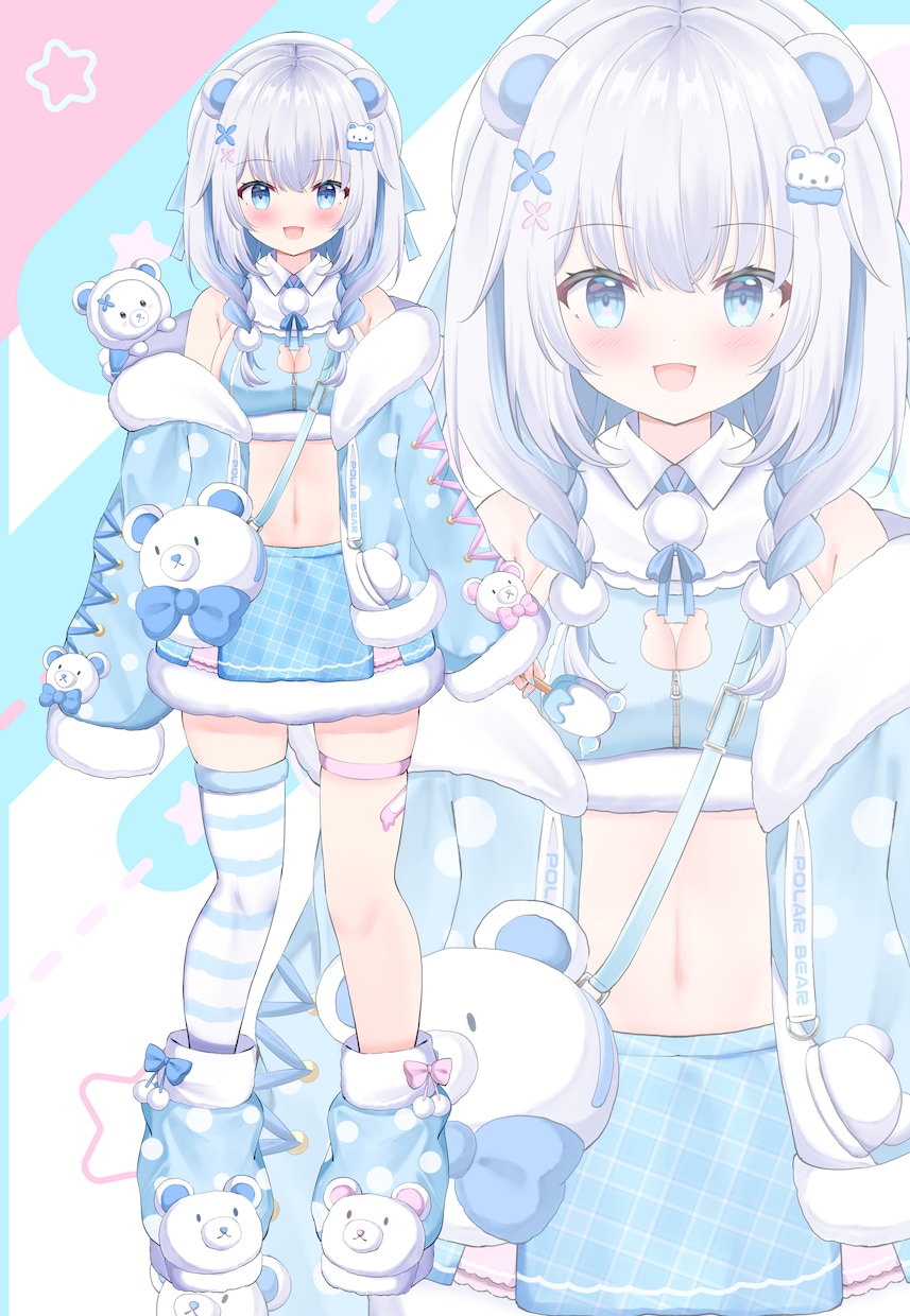 可愛いVtuber用、IRIAM用立ち絵承ります あなたの理想のキャラデザでVtuber活動をお手伝いします！ イメージ2