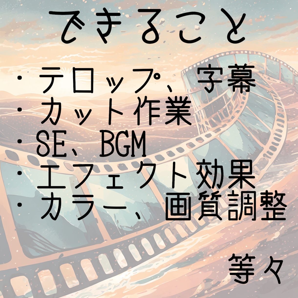 ロープライス、ハイクオリティな動画編集承ります 動画編集に関してハイクオリティな作品として仕上げます。 イメージ5