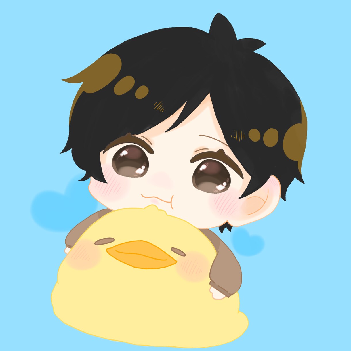 ミニキャラSNSアイコン・一枚絵を制作致します 可愛いチビ絵を得意として描いてます！！ イメージ3