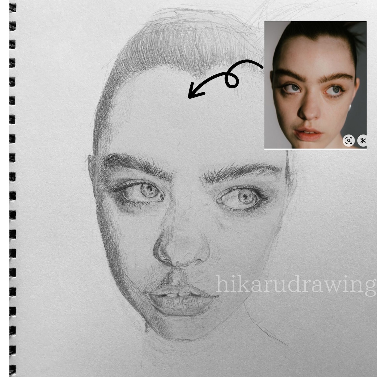 鉛筆画・似顔絵をスケッチスタイルで描きます SNSのアイコンとしても◎他との差別化になりますよ〜！ イメージ1