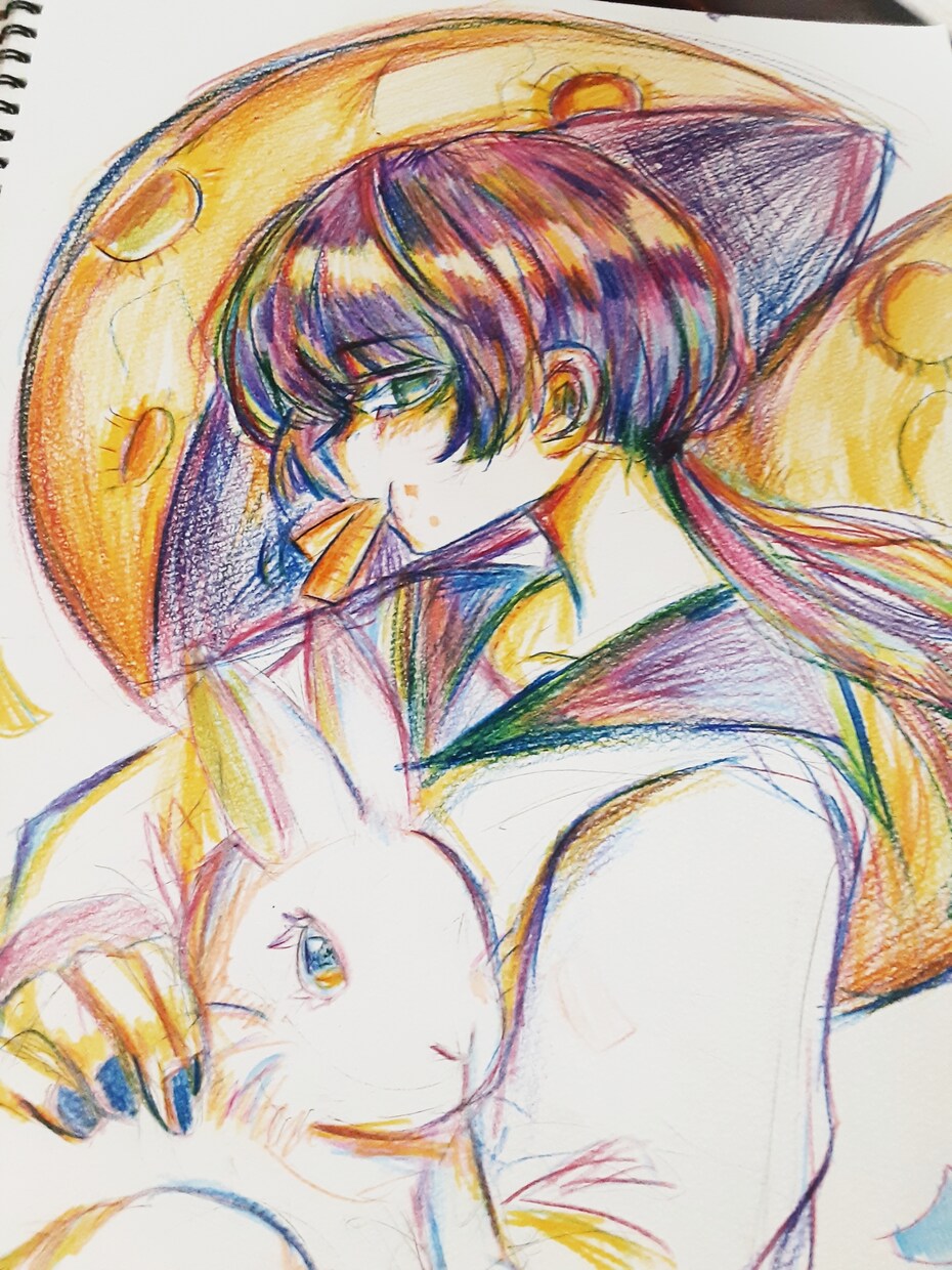 カラフルで可愛いアナログイラストを作成します アナログで個性のあるカラフルな色彩のイラストを提供します。 イメージ1