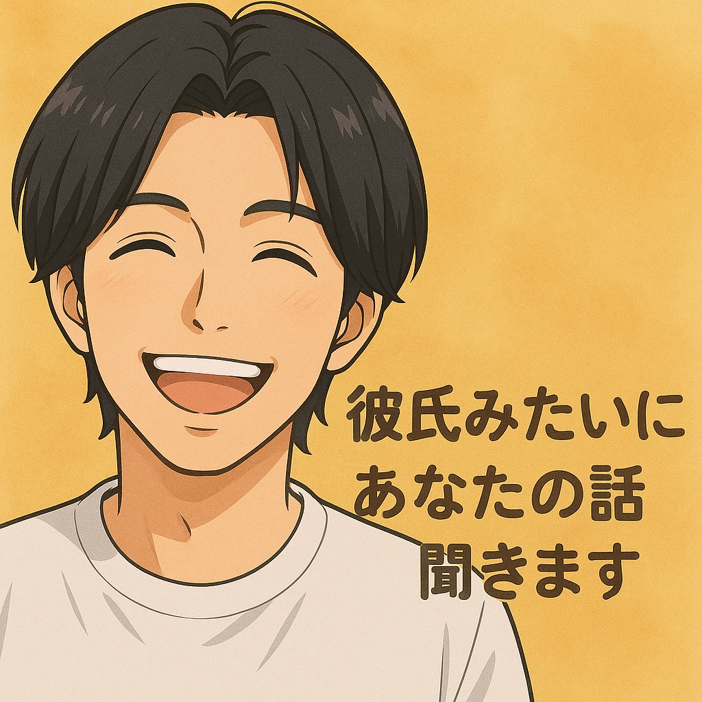 リアルな彼氏っぽいLINEを3日間お届けします 寂しい夜に、あなた専用の彼氏が寄り添います イメージ1