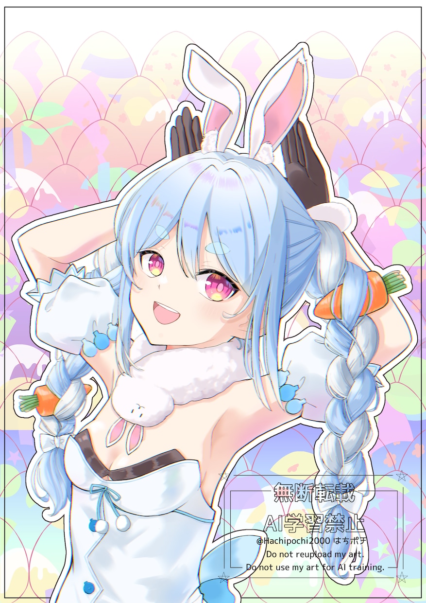 アイコン・サムネイル等イラスト描きます 胸上・腰上のポップなイラスト！商用利用可・簡易背景付き イメージ1