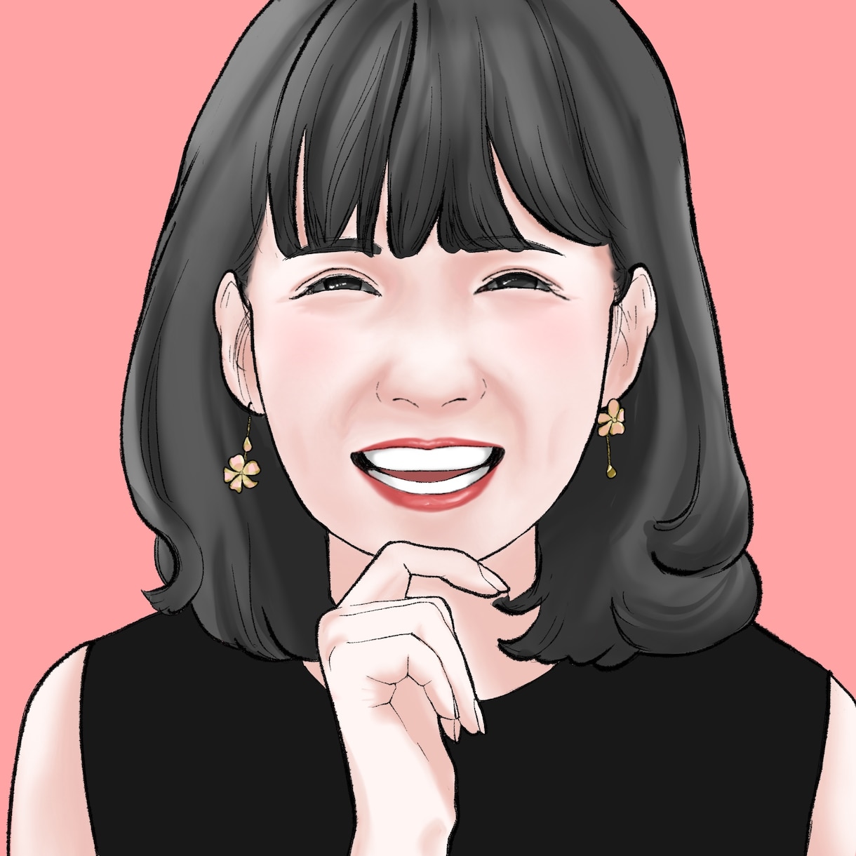 リアル似顔絵描きます 名刺やアイコンに使える似顔です♪ イメージ3